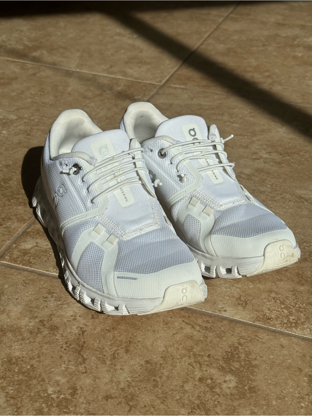 On Running Women's White Cloud Sneakers